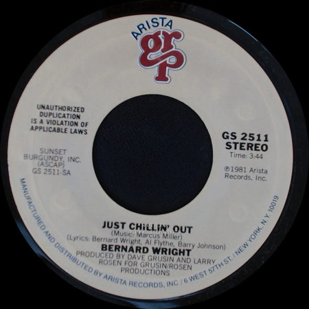 Bernard Wright - Bread Sandwiches / Just Chillin' Out side B
