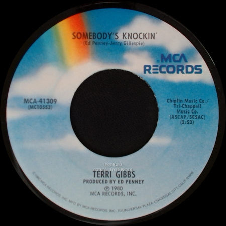 Terri Gibbs - Some Days It Rains All Night Long / Somebody's Knockin' side B
