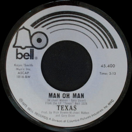 Texas - Man Oh Man / L. A. Lights side A
