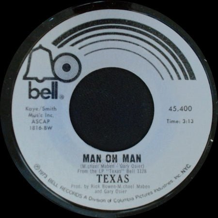 Texas - Man Oh Man / L. A. Lights side A