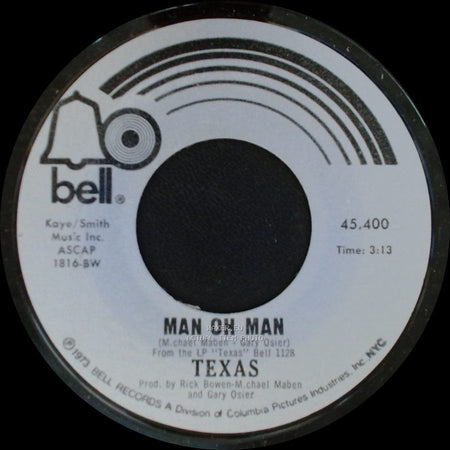Texas - Man Oh Man / L. A. Lights side A