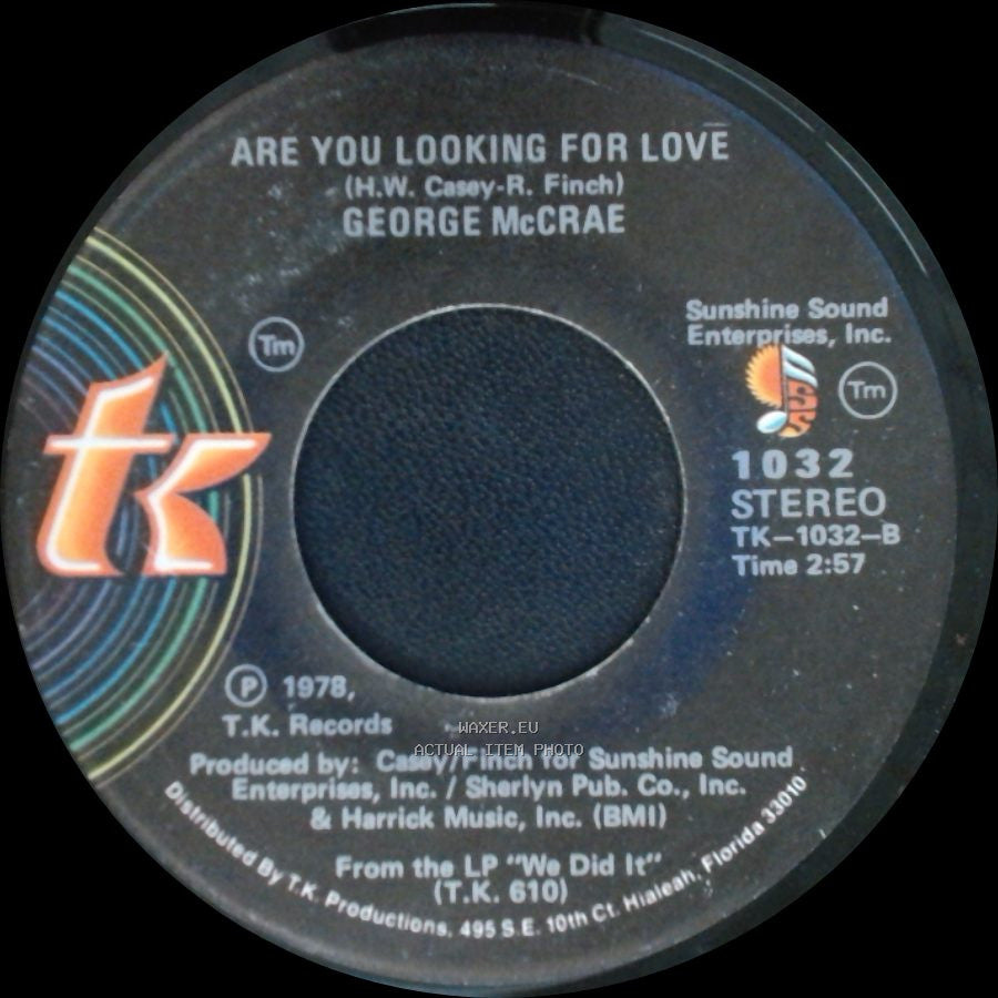 George Mccrae - Are You Looking For Love / Are You Looking For Love side B
