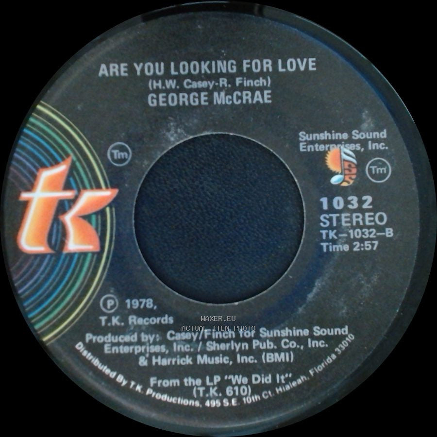 George Mccrae - Are You Looking For Love / Are You Looking For Love side B