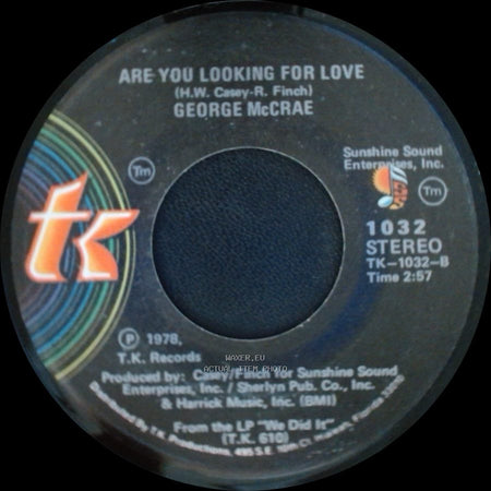 George Mccrae - Are You Looking For Love / Are You Looking For Love side A