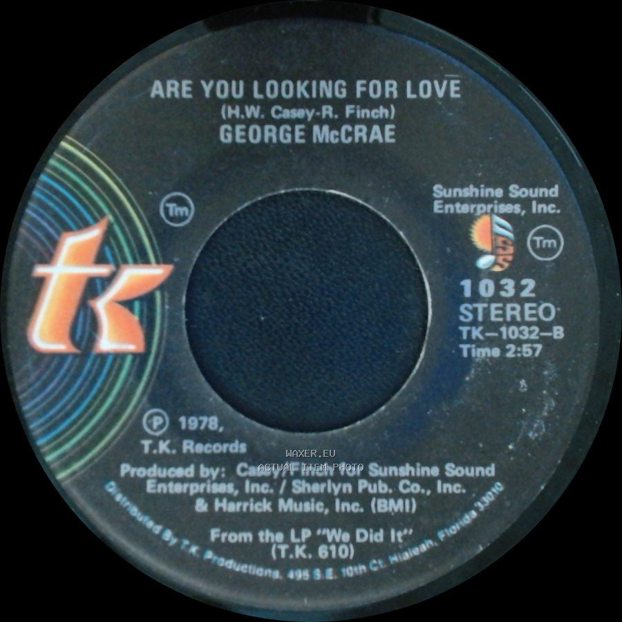 George Mccrae - Are You Looking For Love / Are You Looking For Love side B