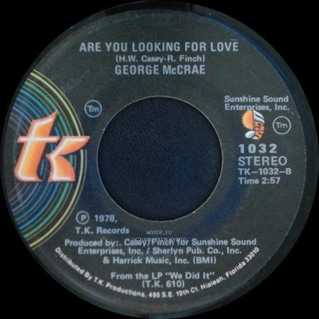 George Mccrae - Are You Looking For Love / Are You Looking For Love side B