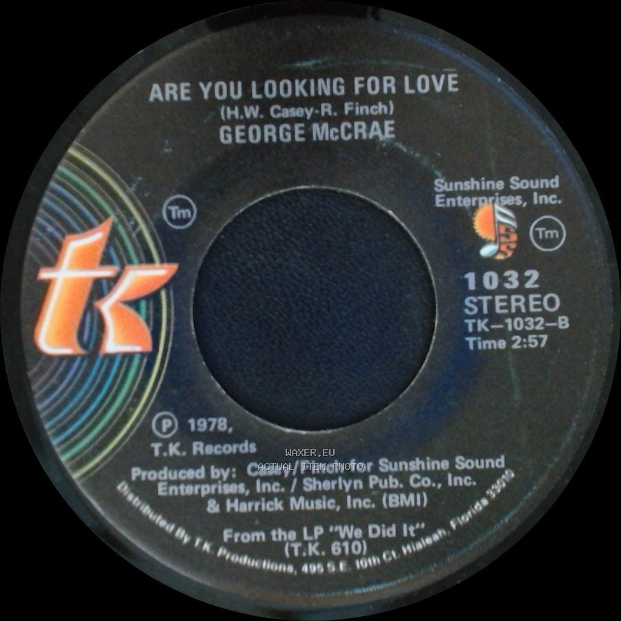 George Mccrae - Are You Looking For Love / Are You Looking For Love side B