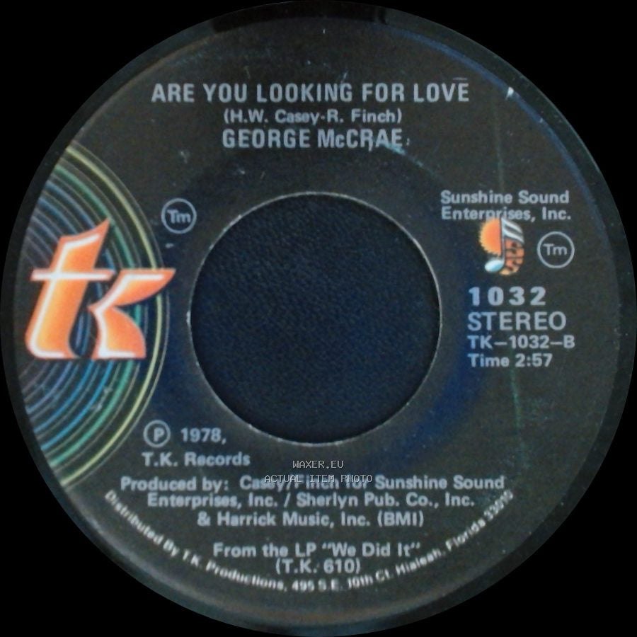 George Mccrae - Are You Looking For Love / Are You Looking For Love side B