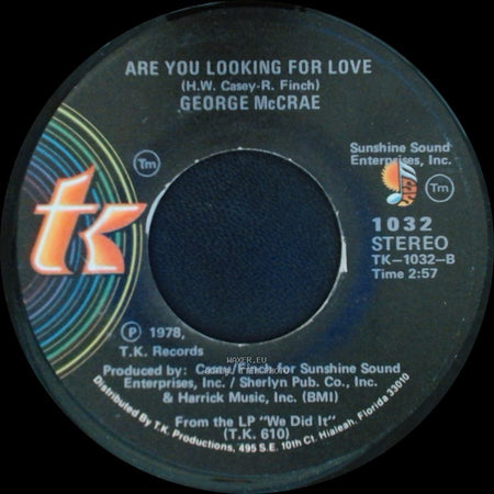 George Mccrae - Are You Looking For Love / Are You Looking For Love side B