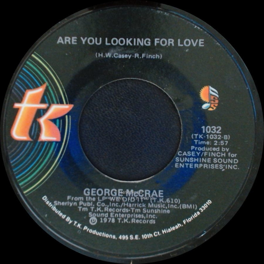 George Mccrae - Are You Looking For Love / Are You Looking For Love side A
