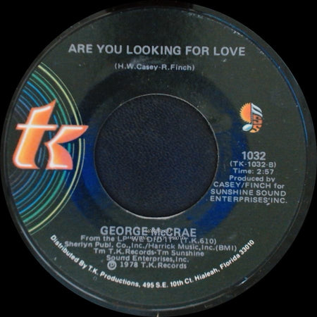 George Mccrae - Are You Looking For Love / Are You Looking For Love side A