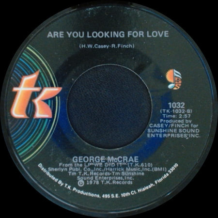 George Mccrae - Are You Looking For Love / Are You Looking For Love side A
