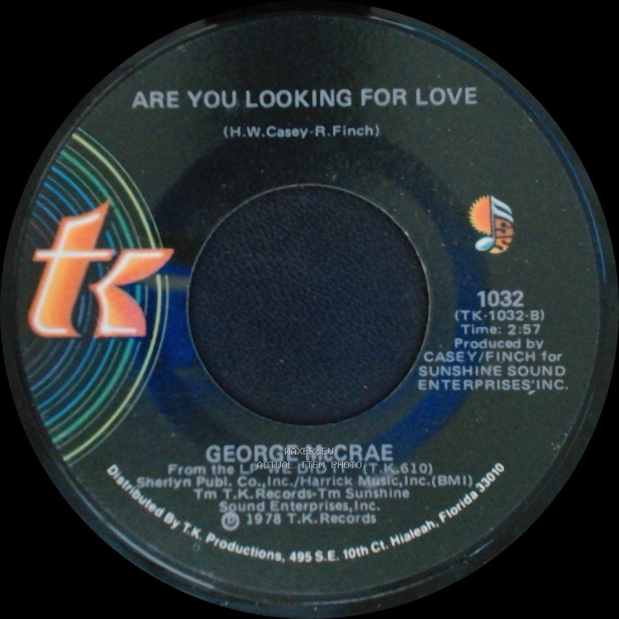 George Mccrae - Are You Looking For Love / Are You Looking For Love side A