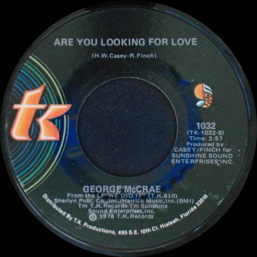 George Mccrae - Are You Looking For Love / Are You Looking For Love side A