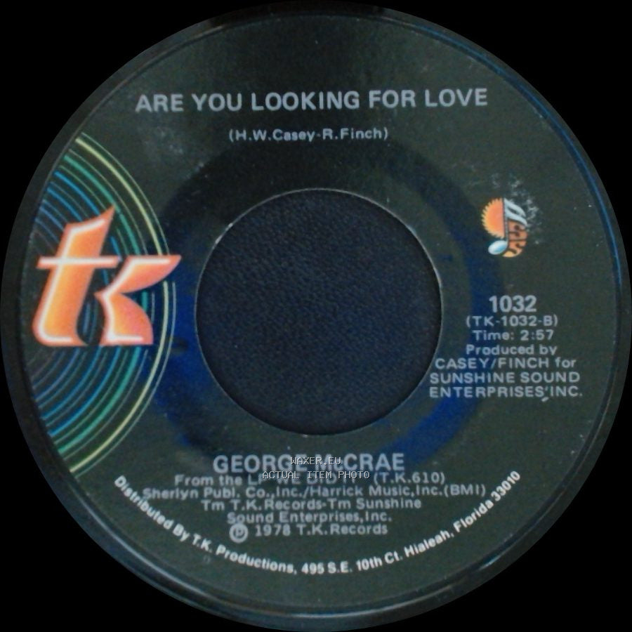George Mccrae - Are You Looking For Love / Are You Looking For Love side B