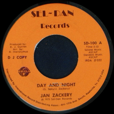 Jan Zackery - Day And Night / Day And Night side B