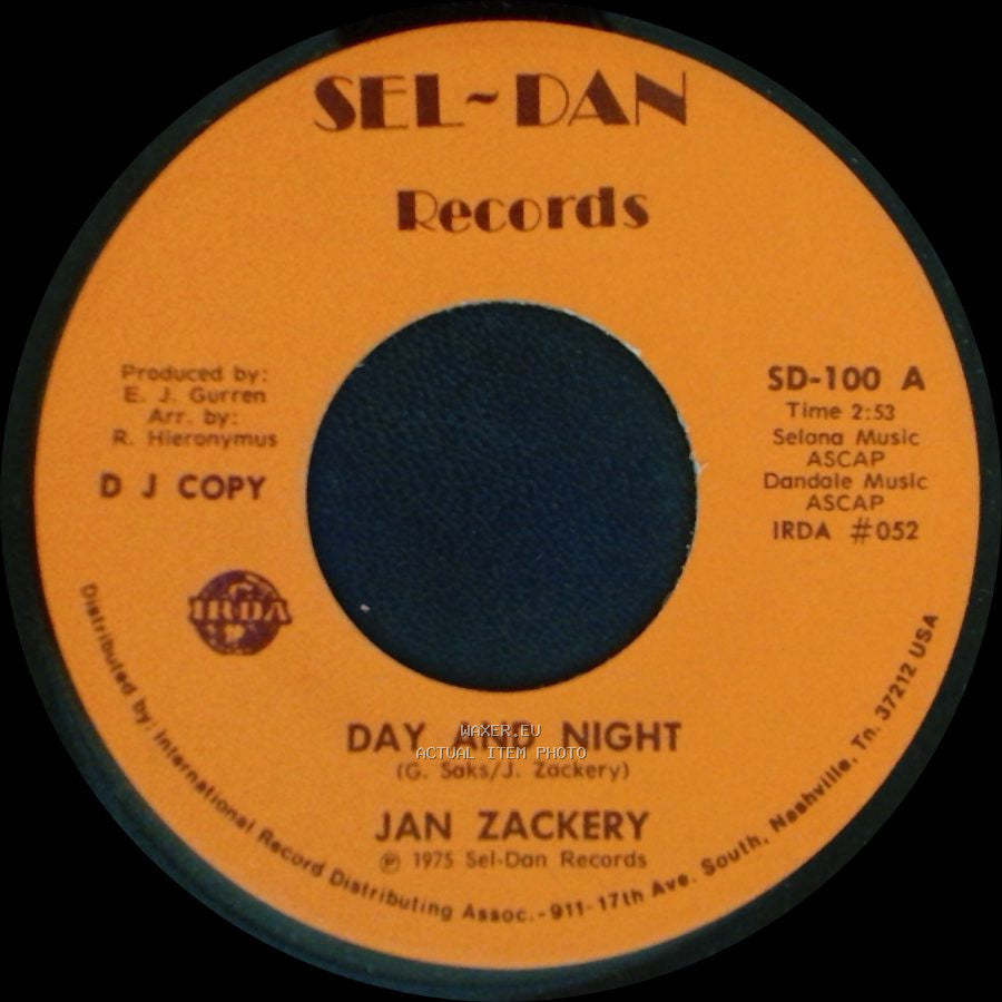 Jan Zackery - Day And Night / Day And Night side B