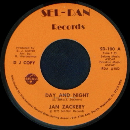 Jan Zackery - Day And Night / Day And Night side B