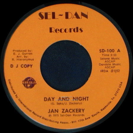 Jan Zackery - Day And Night / Day And Night side B