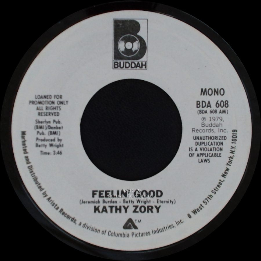 Kathy Zory - Feelin' Good / Feelin' Good side A