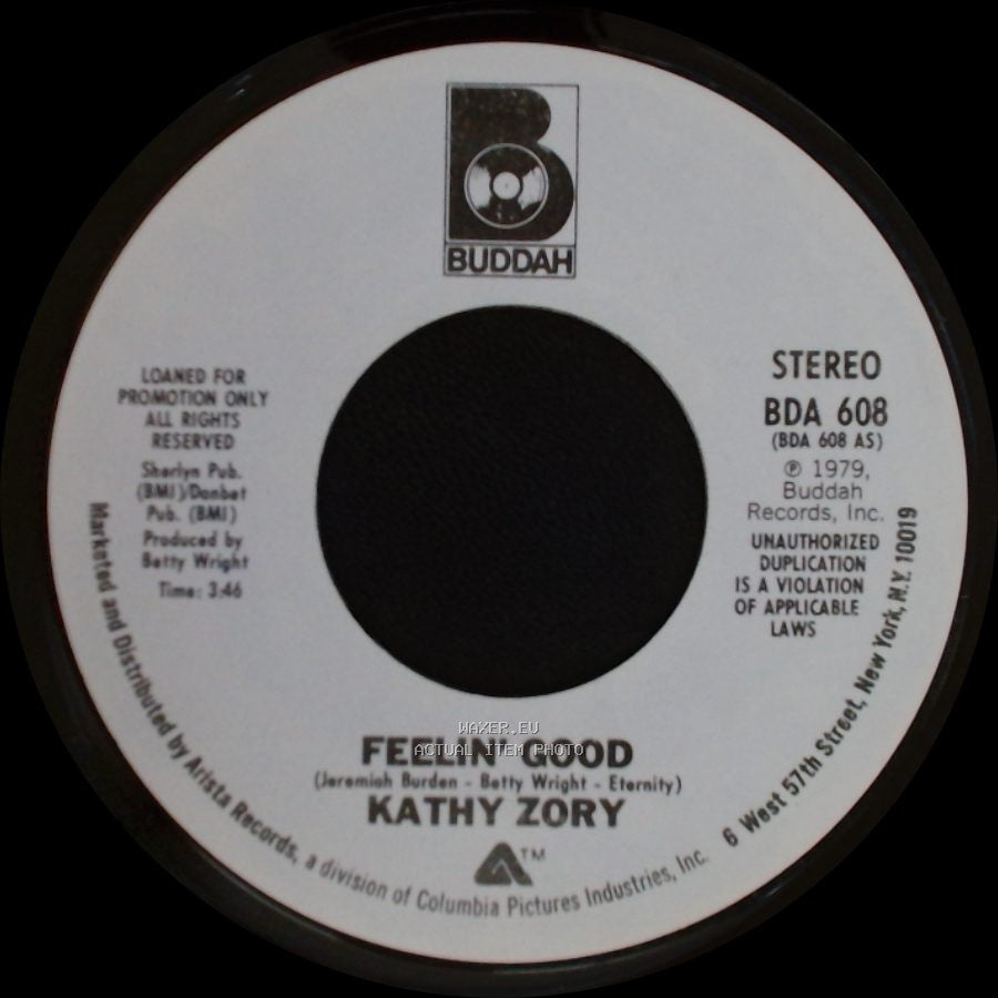 Kathy Zory - Feelin' Good / Feelin' Good side B