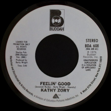 Kathy Zory - Feelin' Good / Feelin' Good side B