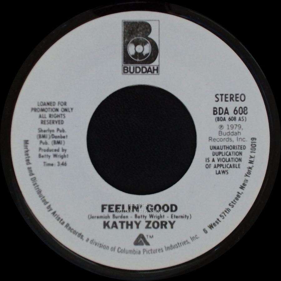Kathy Zory - Feelin' Good / Feelin' Good side A