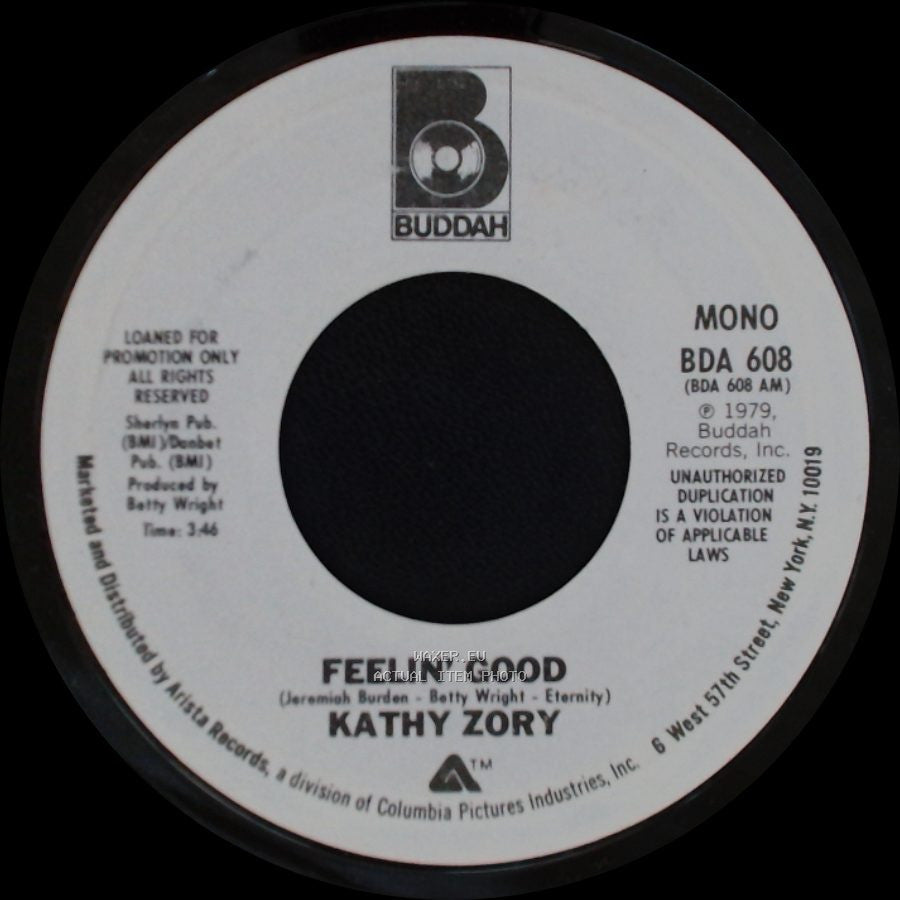 Kathy Zory - Feelin' Good / Feelin' Good side B