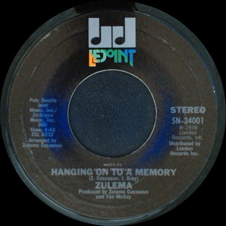Zulema - Change / Hanging On To A Memory side B