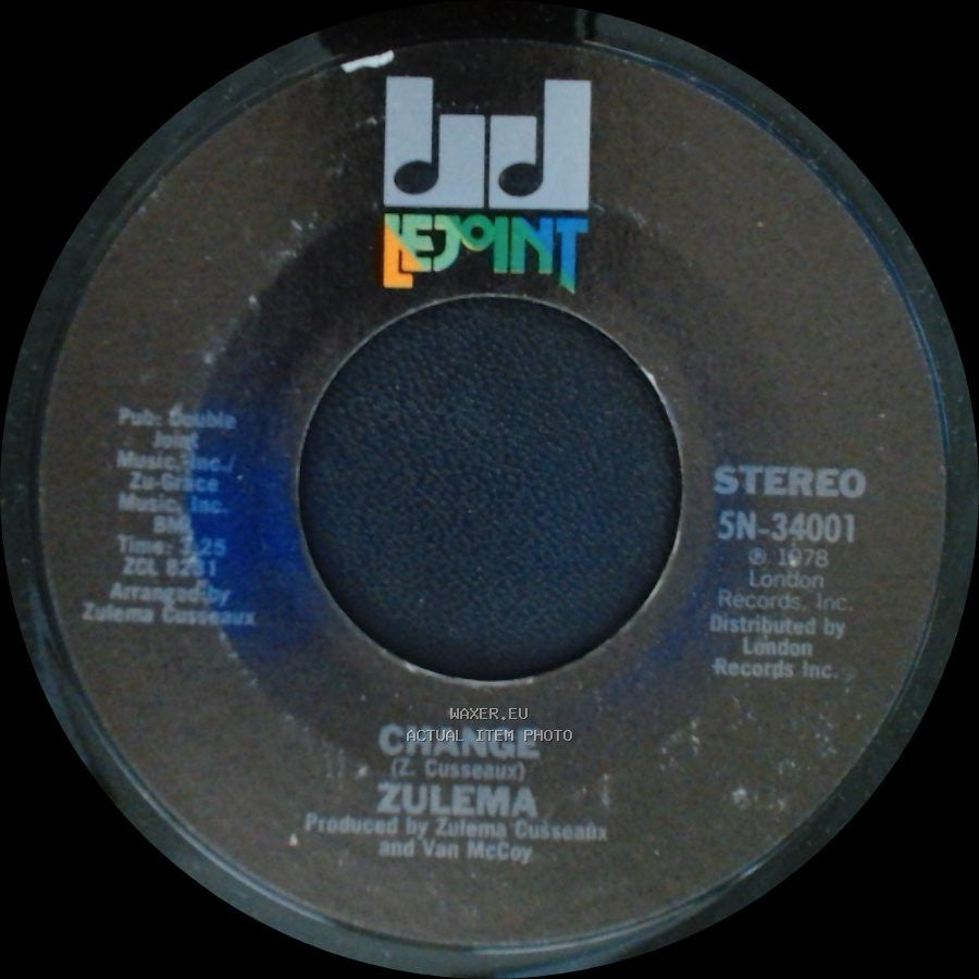 Zulema - Change / Hanging On To A Memory side A