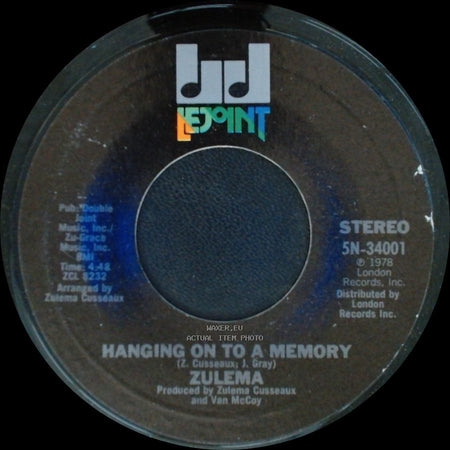 Zulema - Change / Hanging On To A Memory side B
