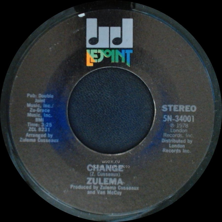 Zulema - Change / Hanging On To A Memory side A