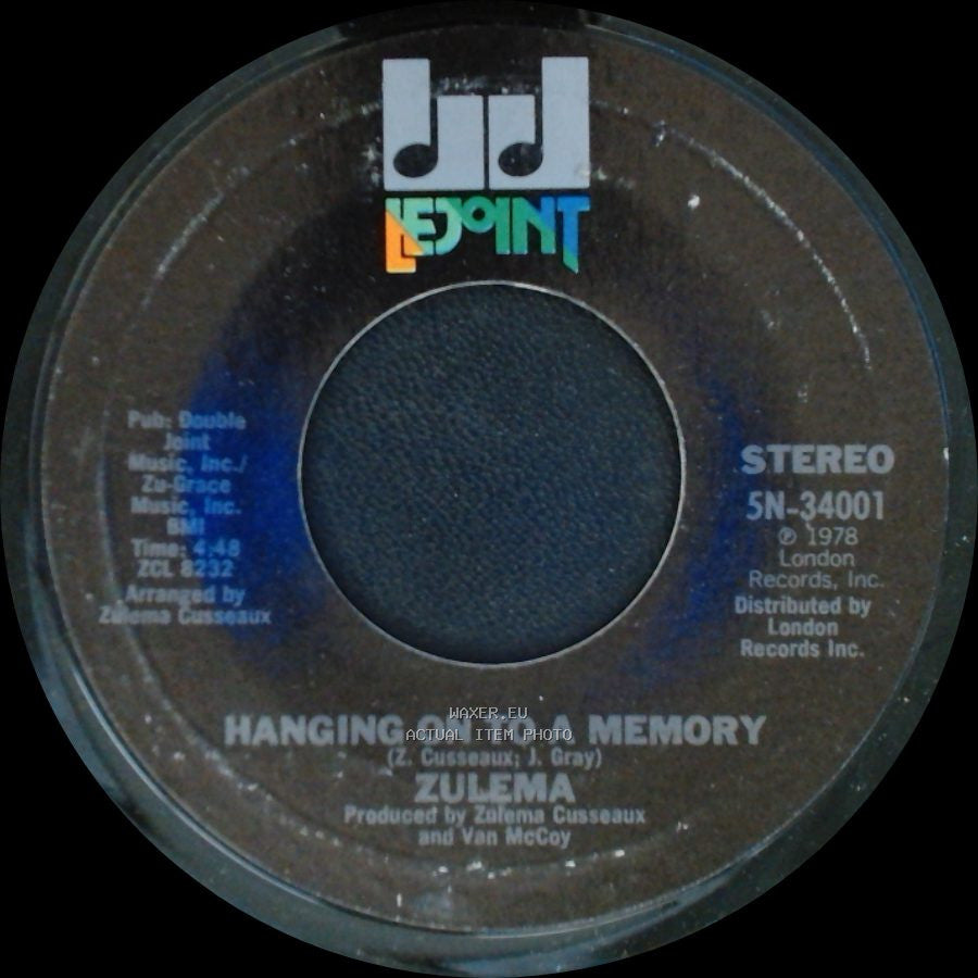 Zulema - Change / Hanging On To A Memory side A