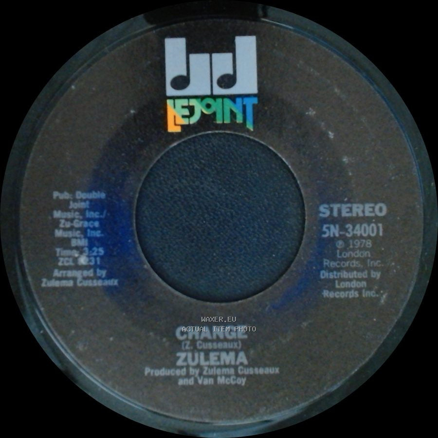 Zulema - Change / Hanging On To A Memory side B