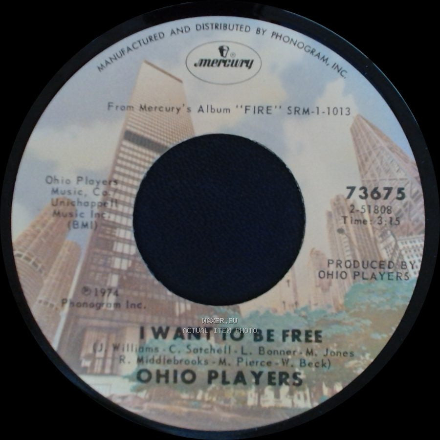 Ohio Players - Smoke / I Want To Be Free side B