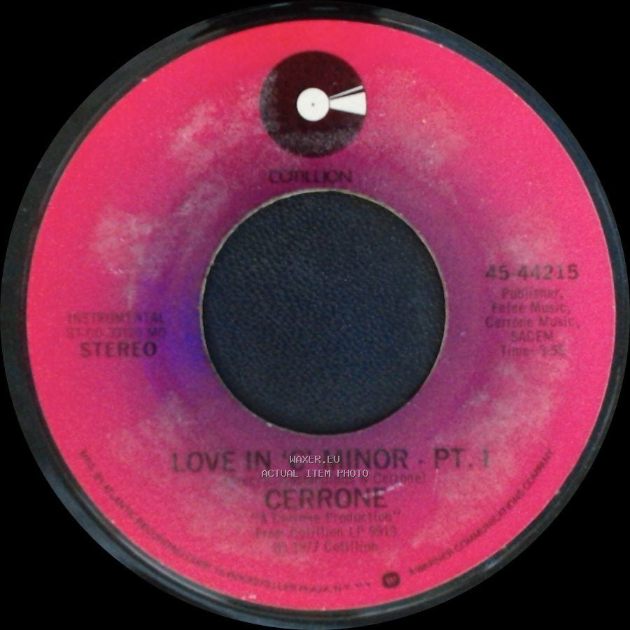 Cerrone - Love In 'c' Minor - Pt. Ii / Love In 'c' Minor Pt. 1 side B