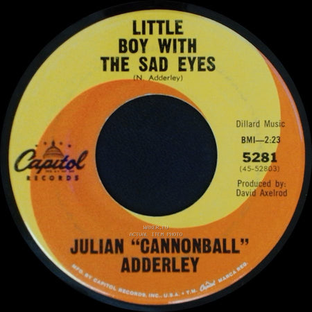 Julian "Cannonball" Adderley - Goodbye Charlie / Little Boy With The Sad Eyes side B