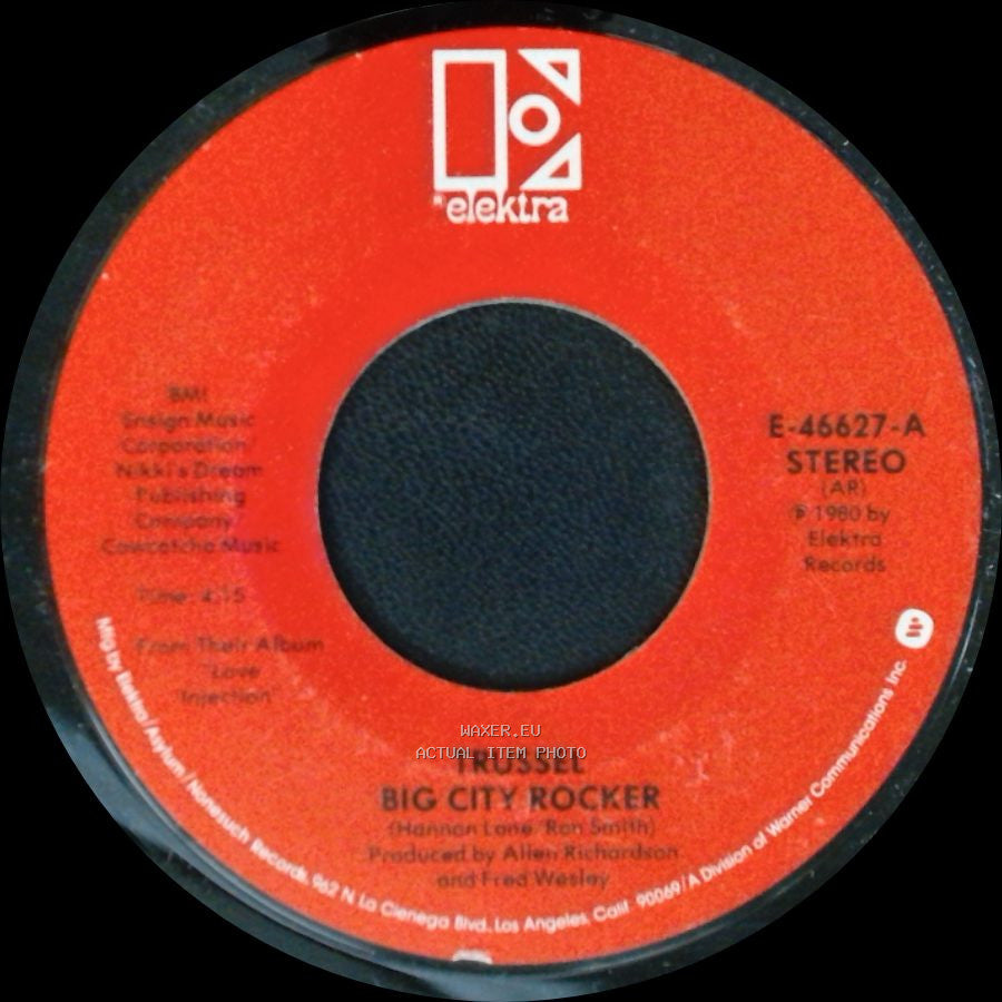 Trussel - Sweet Love / Big City Rocker side B