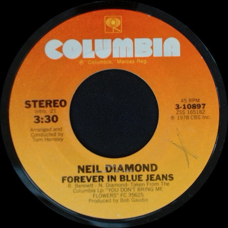 Neil Diamond - Remember Me / Forever In Blue Jeans side B