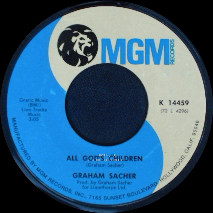Graham Sacher - All God's Children / With You In Mind side A