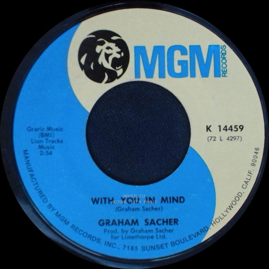 Graham Sacher - All God's Children / With You In Mind side B