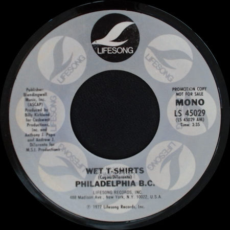 Philadelphia B.C. - Wet T-Shirts / Wet T-Shirts side A