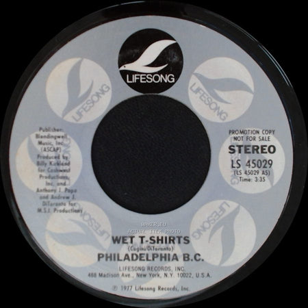 Philadelphia B.C. - Wet T-Shirts / Wet T-Shirts side B
