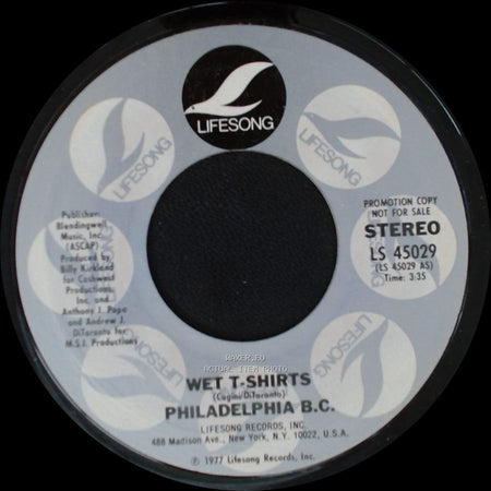 Philadelphia B.C. - Wet T-Shirts / Wet T-Shirts side B