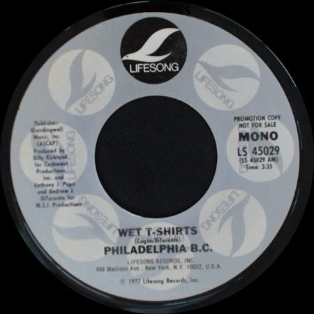 Philadelphia B.C. - Wet T-Shirts / Wet T-Shirts side A