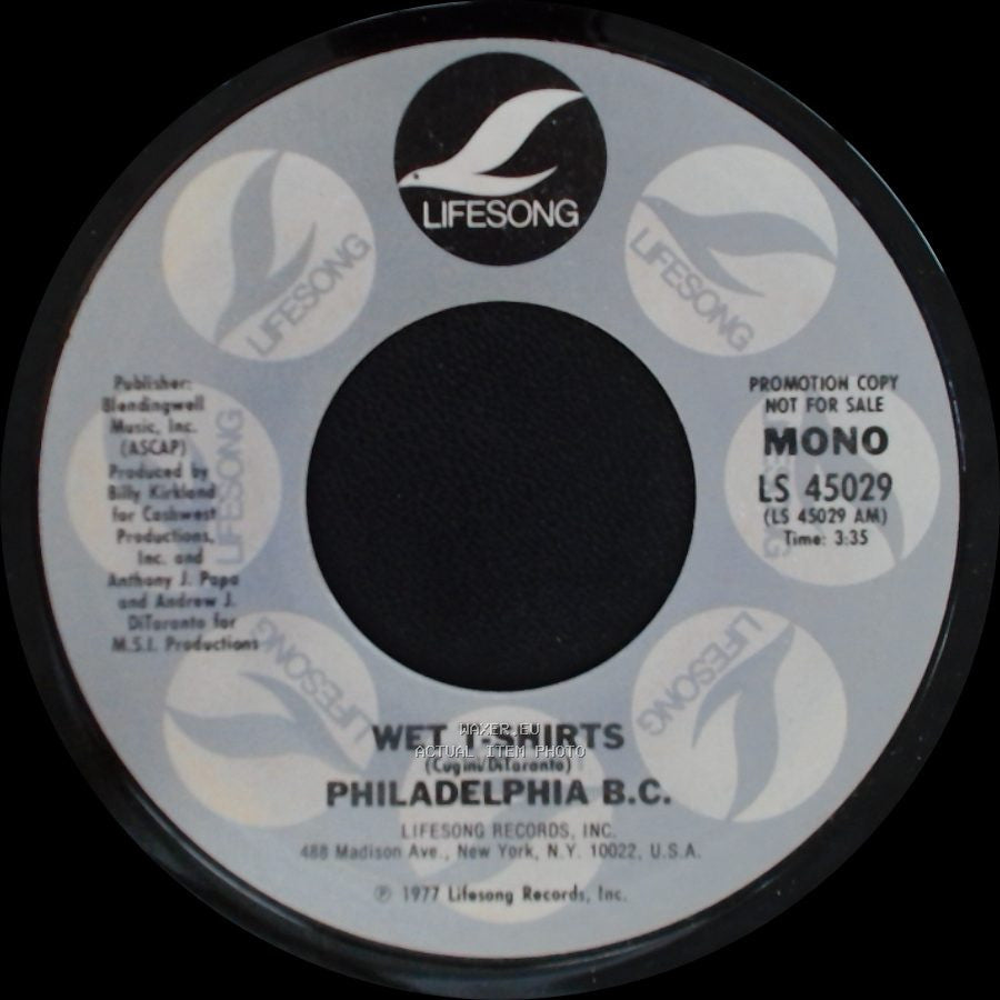 Wet T-Shirts / Philadelphia B.C. - Philadelphia B.C. / Wet T-Shirts side A