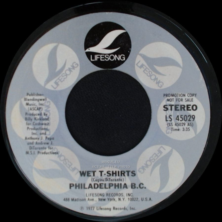 Wet T-Shirts / Philadelphia B.C. - Philadelphia B.C. / Wet T-Shirts side B