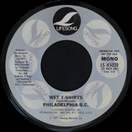 Philadelphia B.C. - Wet T-Shirts / Wet T-Shirts side A