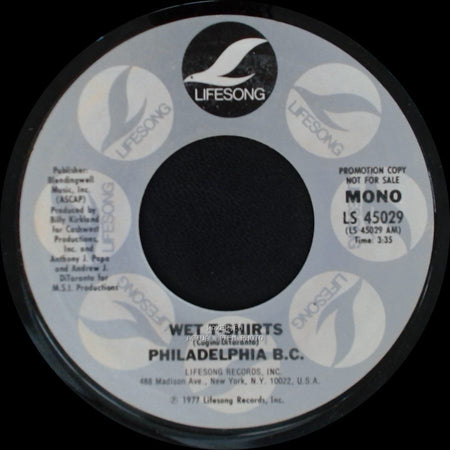 Philadelphia B.C. - Wet T-Shirts / Wet T-Shirts side A
