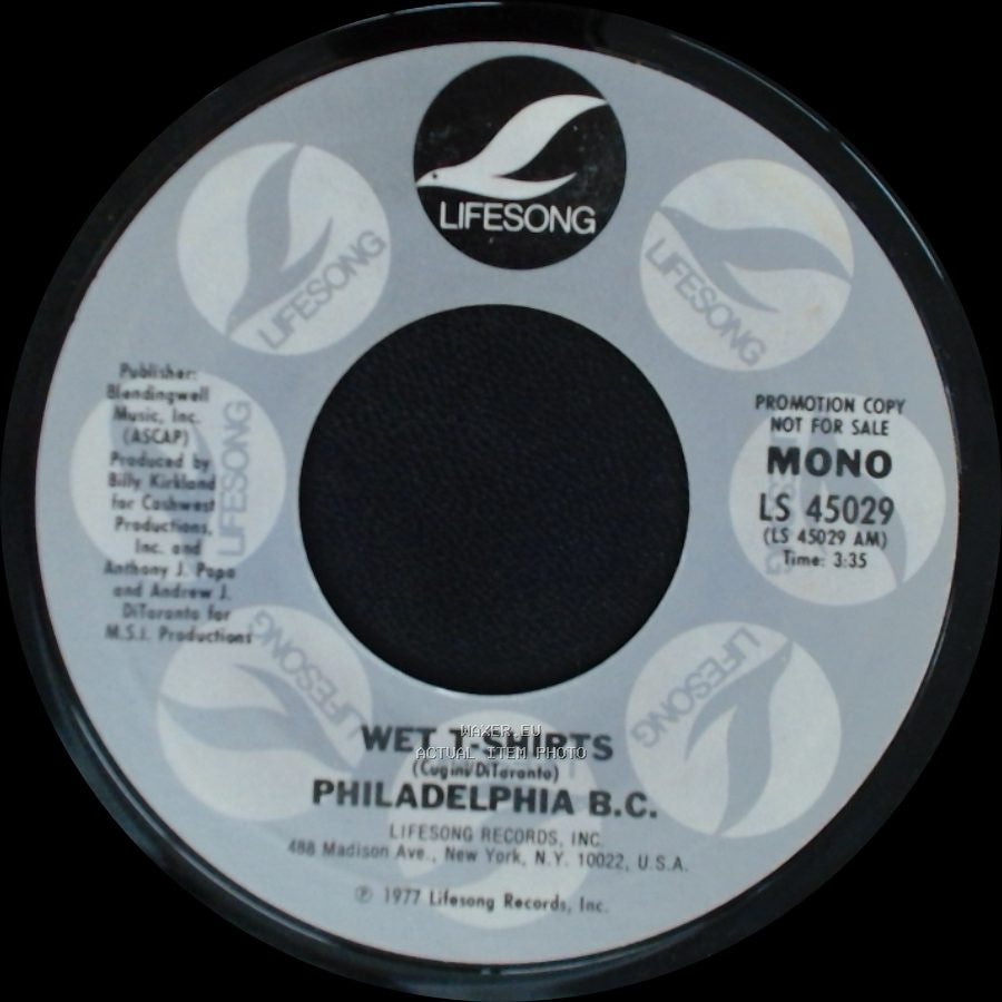 Philadelphia B.C. - Wet T-Shirts / Wet T-Shirts side B